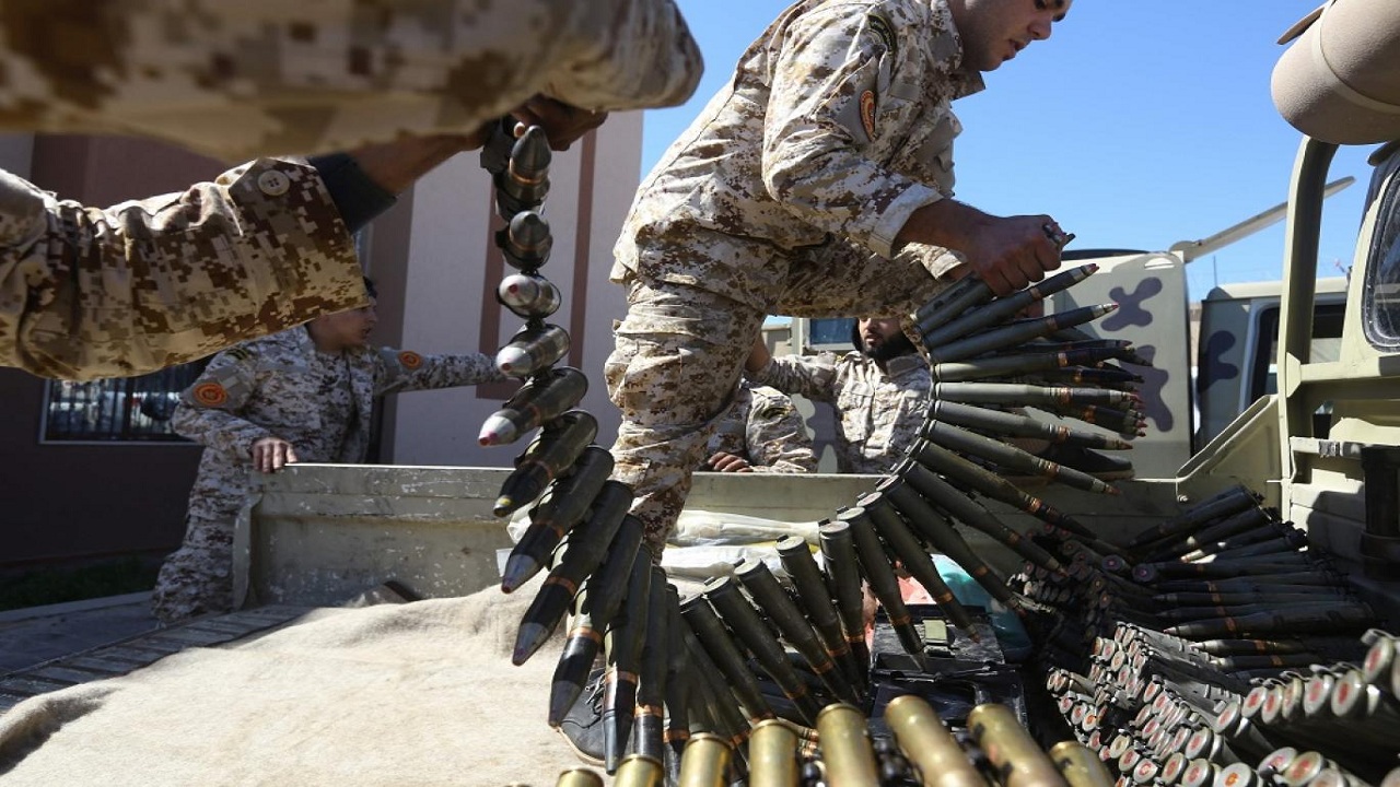 رصد تحركات عسكرية في ليبيا منذ قليل من مليشيات الوفاق نحو سرت