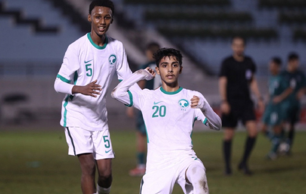 منتخب السعودية تحت 17 عاماً يفوز على العراق ببطولة غرب آسيا