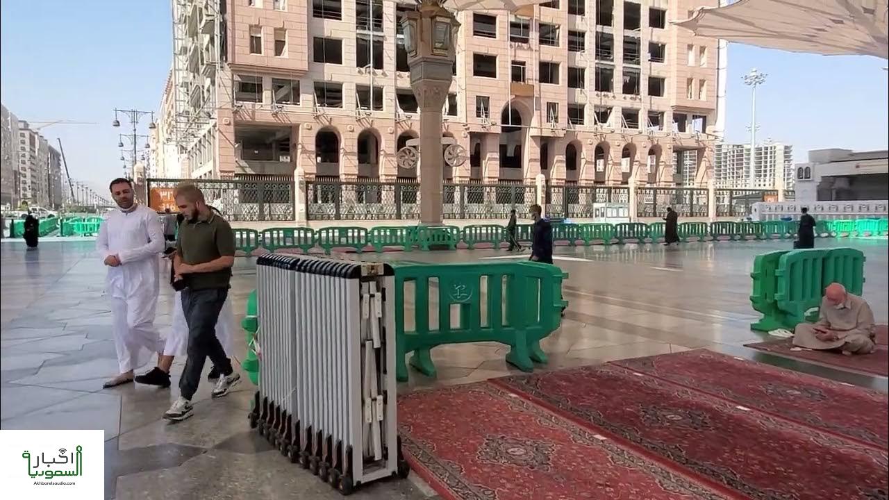 واقعة نادرة في المسجد النبوي .. امرأة تلد في باحة المسجد