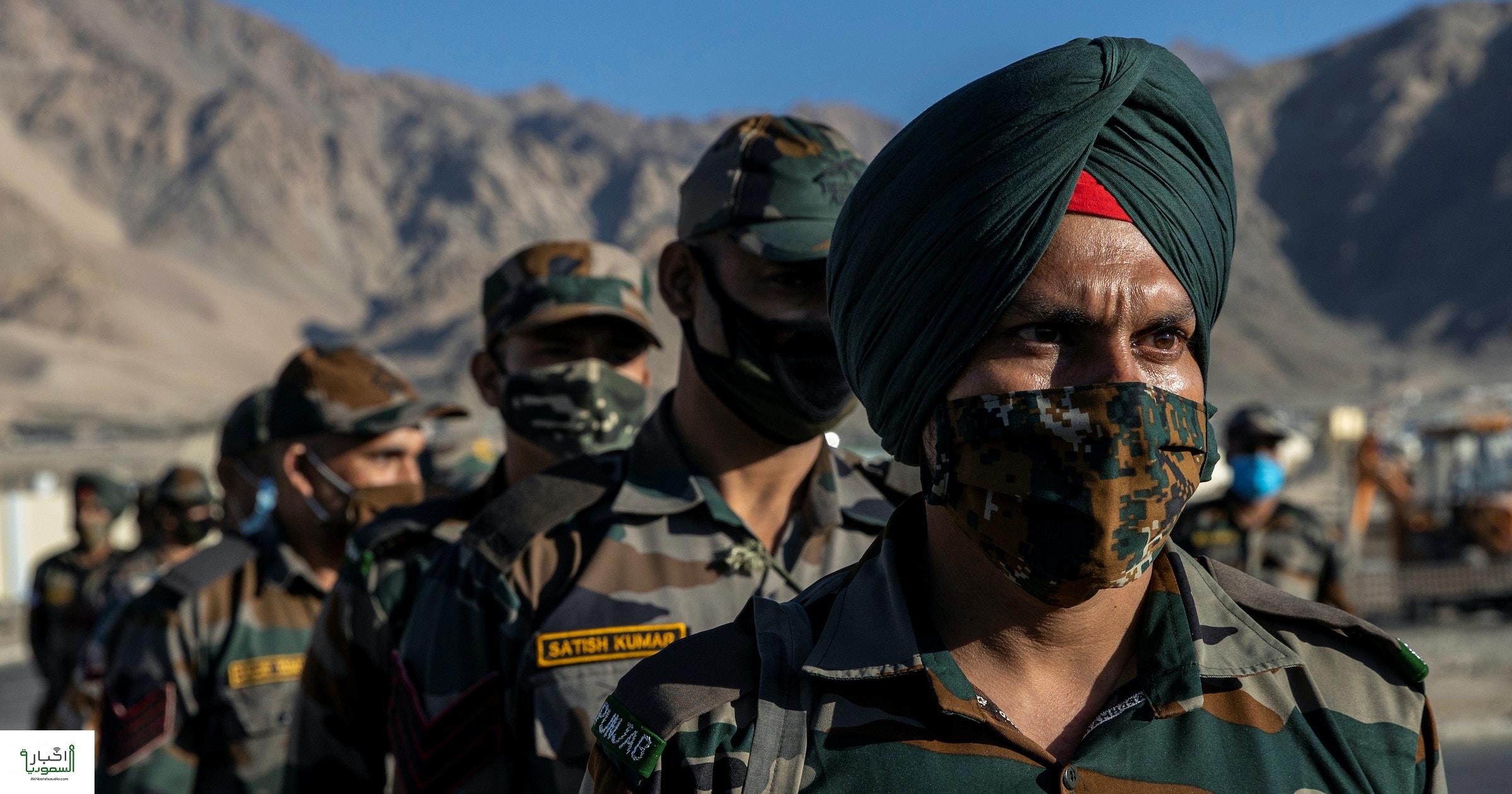الهند تنشر عددًا قياسيًا من القوات على الحدود مع الصين